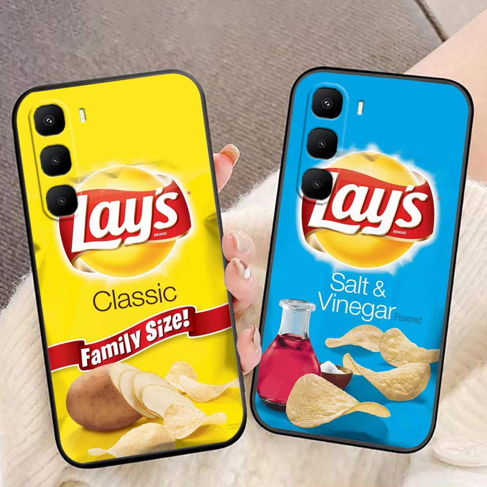 Food Snacks Quotes - Telefoonhoesje voor Infinix HOT 70 60