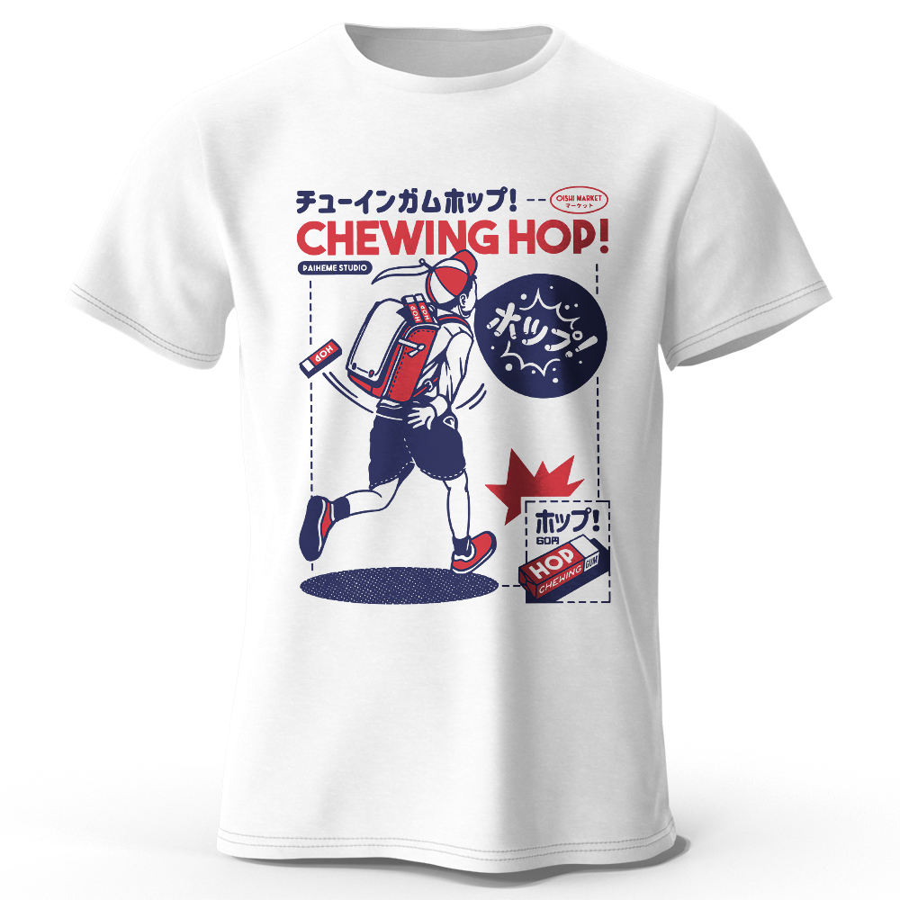 Food In Japanese Snacks - Japanse snacks handgetekend print T-shirt -