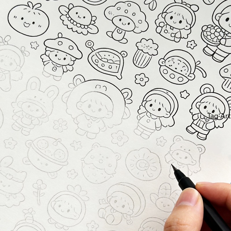 Food And Snacks Coloring Book Bold And Easy - Handprentenboek voor het verlichten van angst,