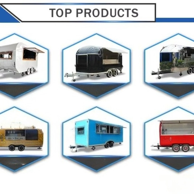 Fast Food With Snacks - Mobiele foodtruck, kraam, ijskar, snackkar, aanpasbaar