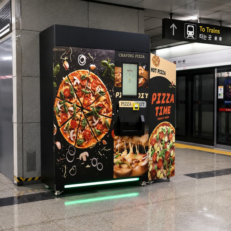 Quick Food Snacks - Pizza-snackverkoopautomaat, op maat gemaakte zelfbestelapparatuur voor
