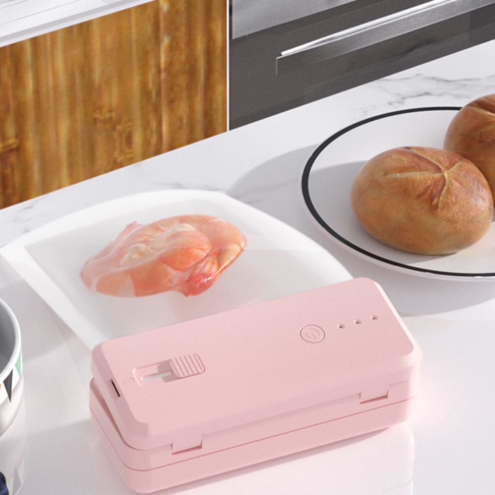 Quick Food Snacks - Magnetische Snackzak Sluitmachine Mini 2-in-1 Voedselverpakkingszak