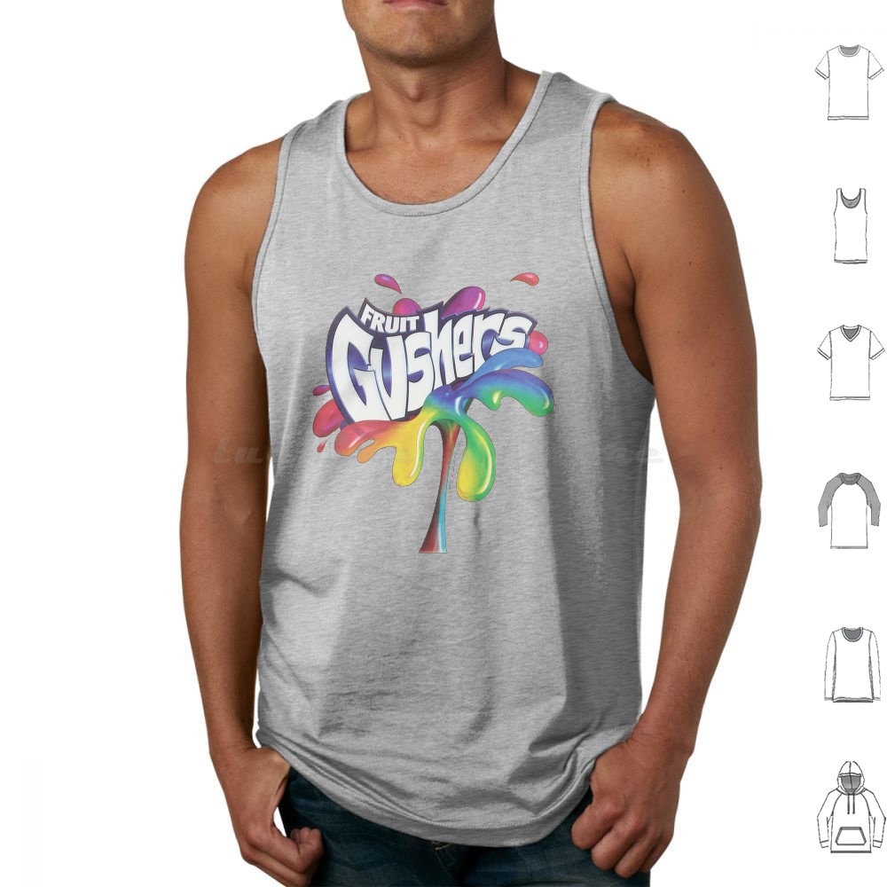 Logo Food Snack - Fruit Gushers jaren 90 logo tanktops