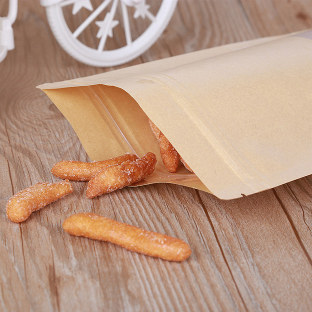 50 stuks kraftpapier met ritss - Food Snacks In Usa recensie en prijs