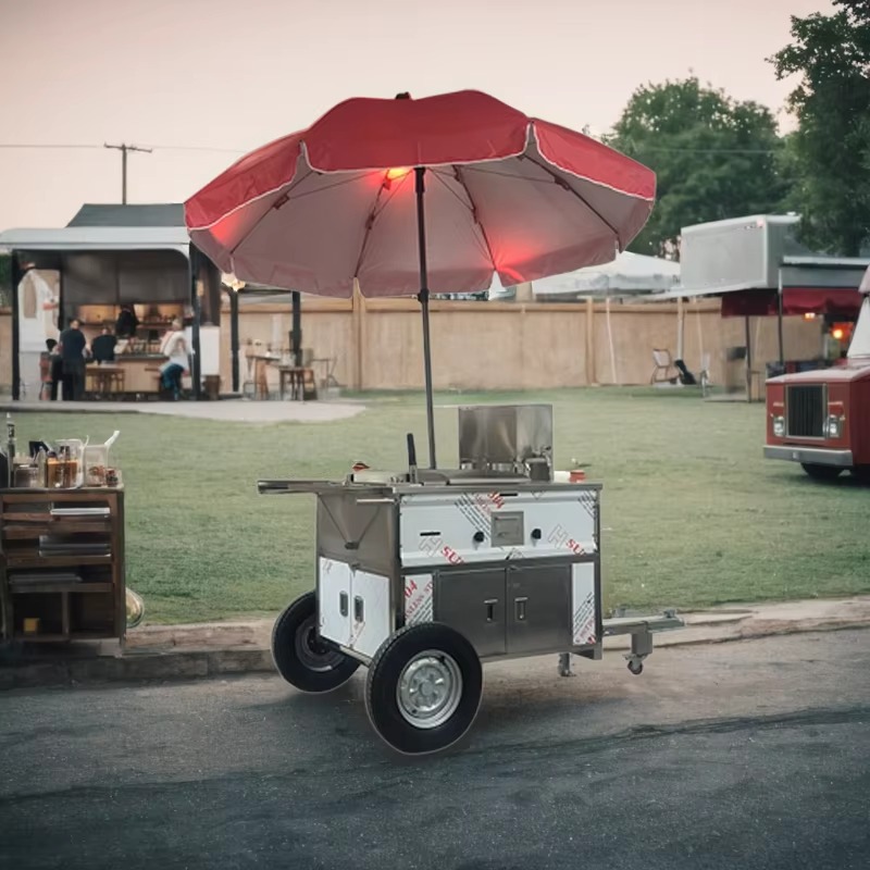 Mobiele straatvoedselkar, aanh - Fast Food With Snacks recensie en prijs