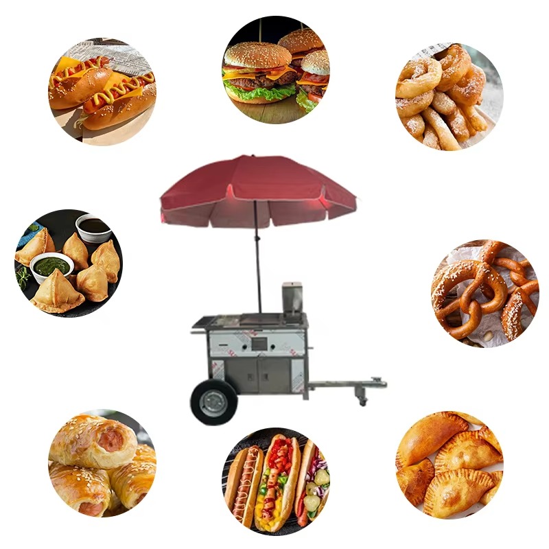 Mobiele straatvoedselkar, aanh - Fast Food With Snacks recensie en prijs