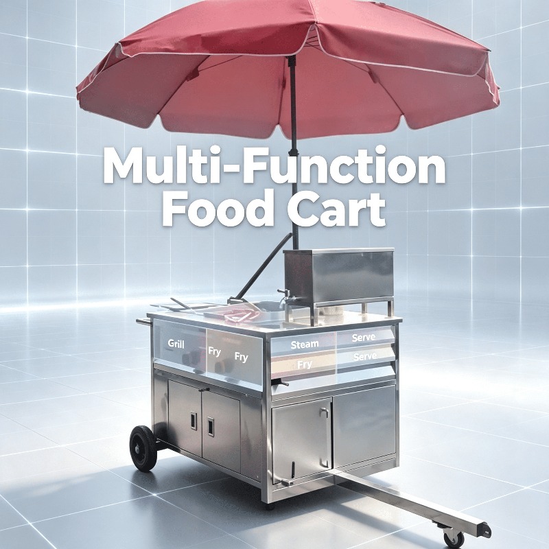 Mobiele straatvoedselkar, aanh - Fast Food With Snacks recensie en prijs