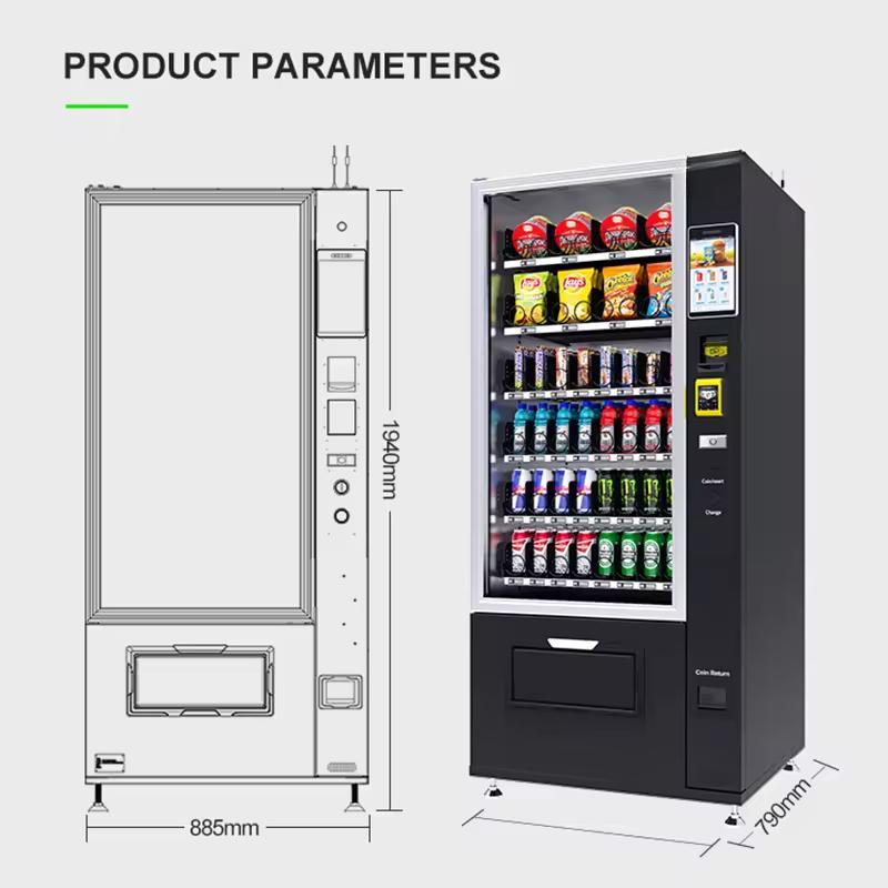Klassieke combivendingautomaat - Food Snacks In Usa recensie en prijs