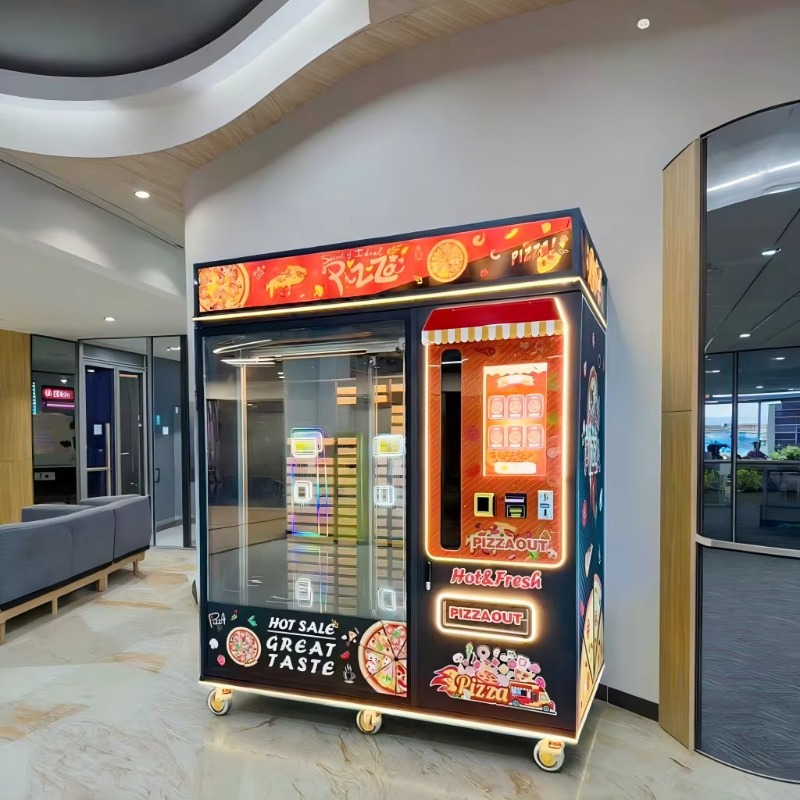 Pizza-snackverkoopautomaat, op - Quick Food Snacks recensie en prijs