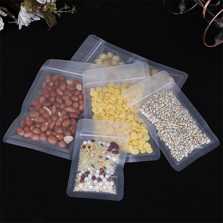 100 STKS Frosted Plastic Ziplo - Logo Food Snack recensie en prijs