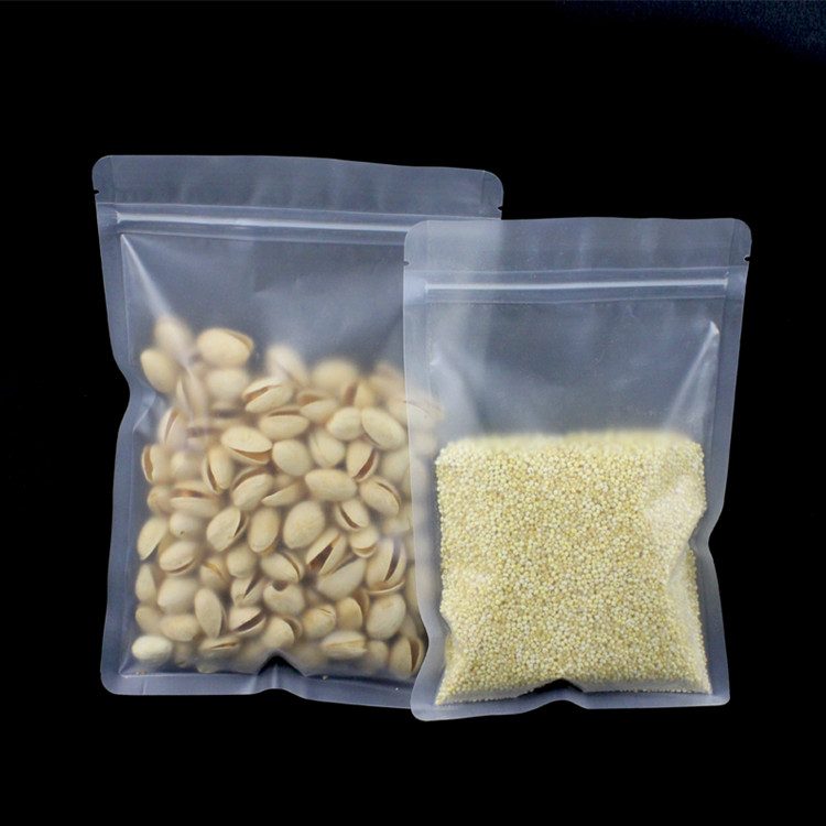 100 STKS Frosted Plastic Ziplo - Logo Food Snack recensie en prijs