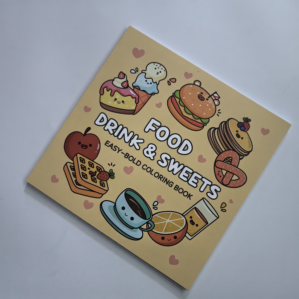 Eten, drank en snoep Gemakkeli - Food And Snacks Coloring Book Bold And Easy recensie en prijs