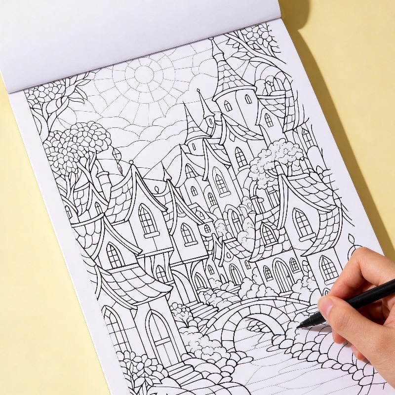 Een handgetekend kleurboek voo - Food And Snacks Coloring Book Bold And Easy recensie en prijs