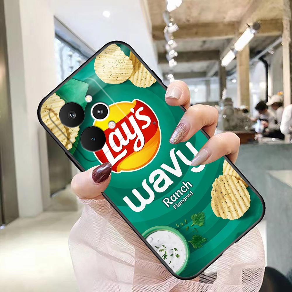 Telefoonhoesje voor OPPO Realm - Food Snacks Quotes recensie en prijs