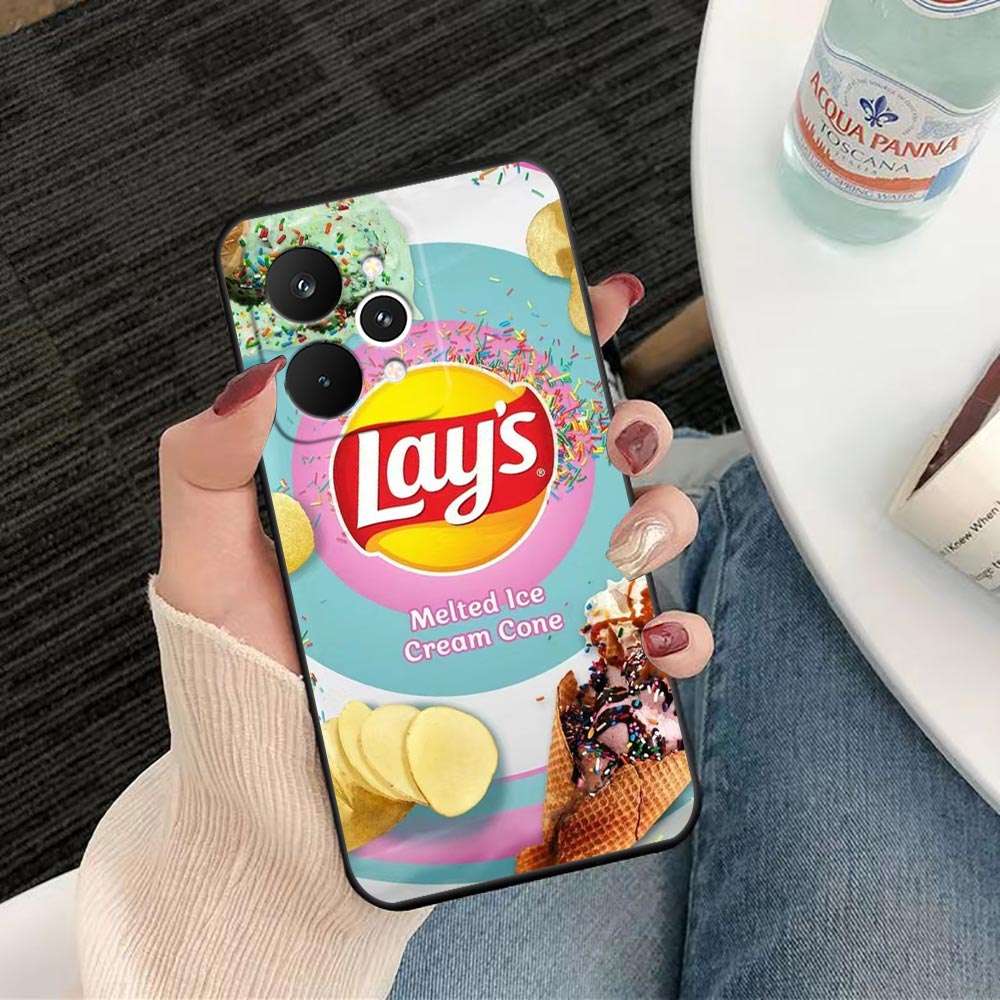 Telefoonhoesje voor OPPO Realm - Food Snacks Quotes recensie en prijs