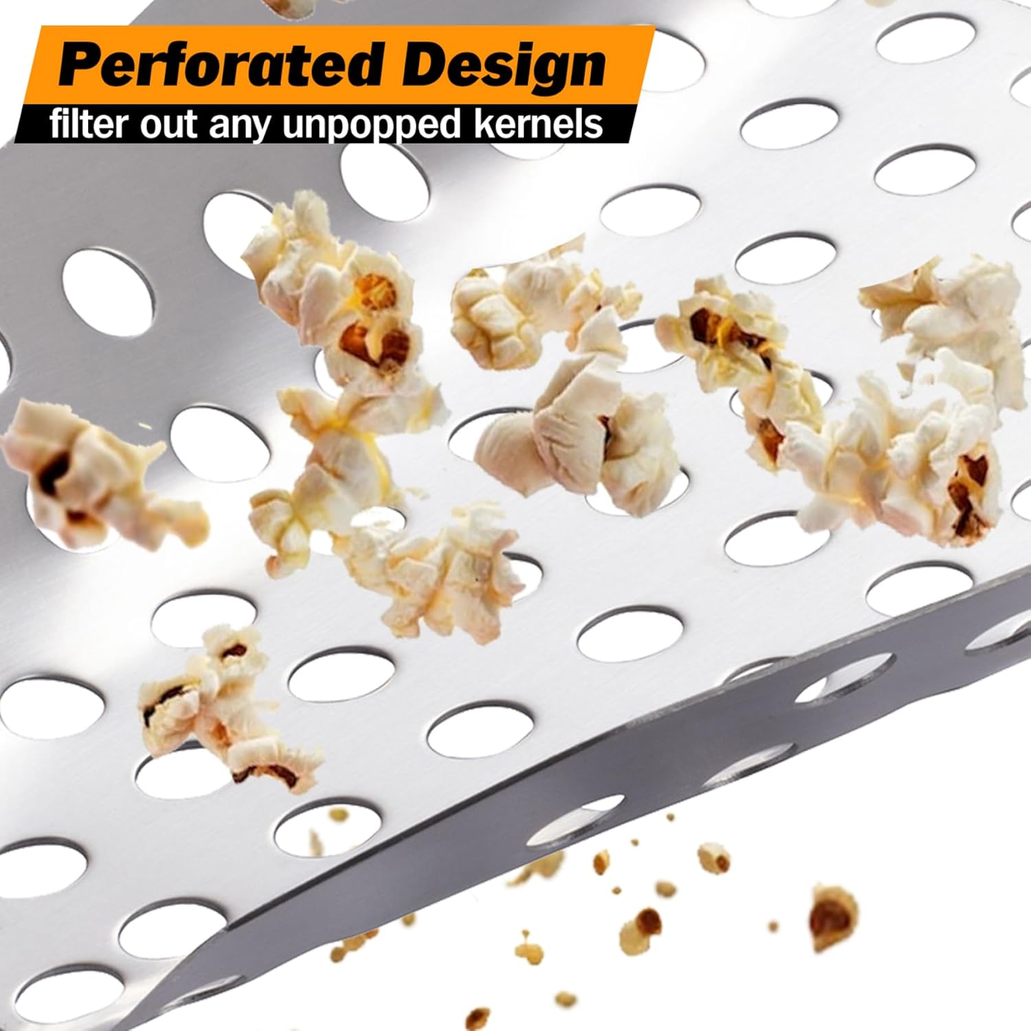 Popcorn Speed Scoop RVS Geperf - Quick Food Snacks recensie en prijs